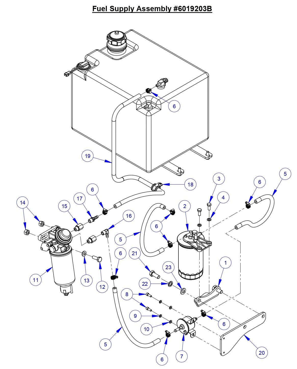 CC6571-3 Fuel Supply Assembly