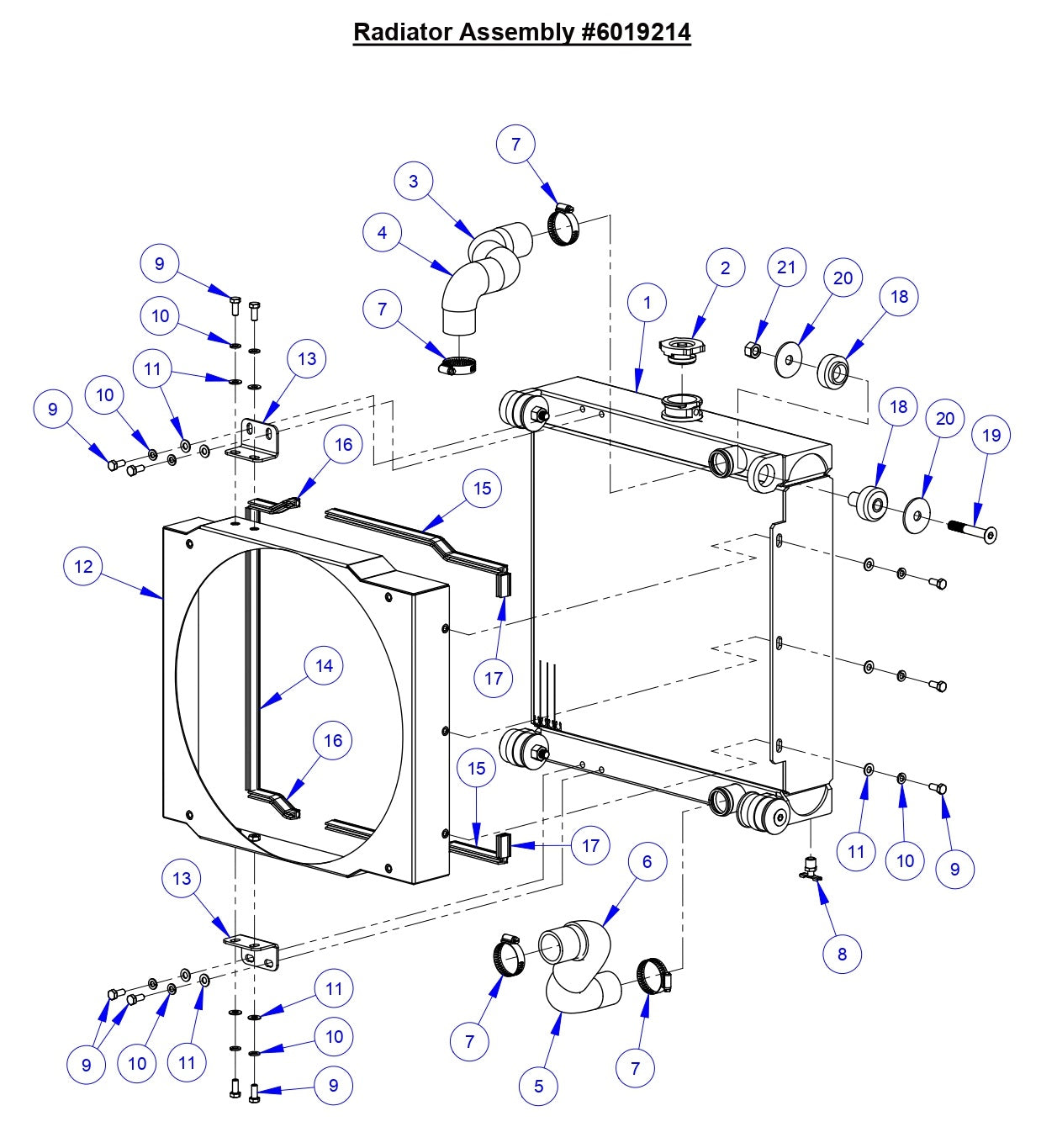 CC6571-3 Radiator Assembly