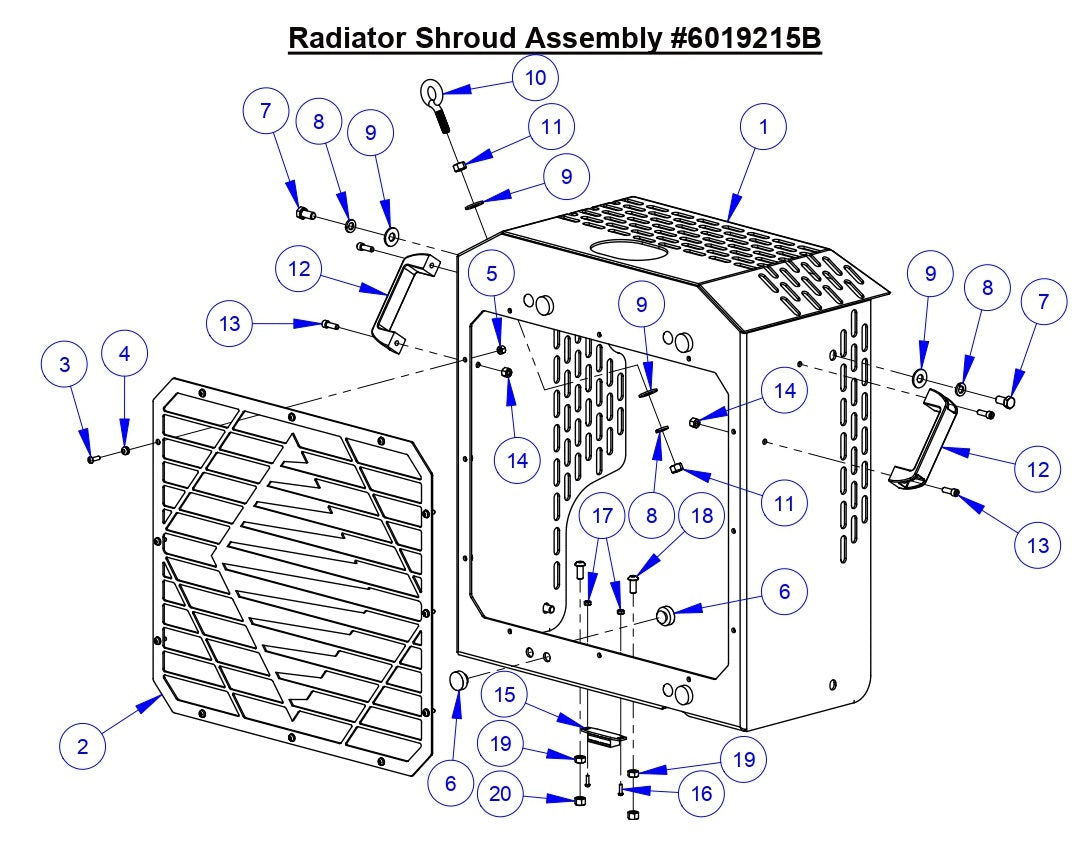 CC6571-3 Radiator Shroud Assembly
