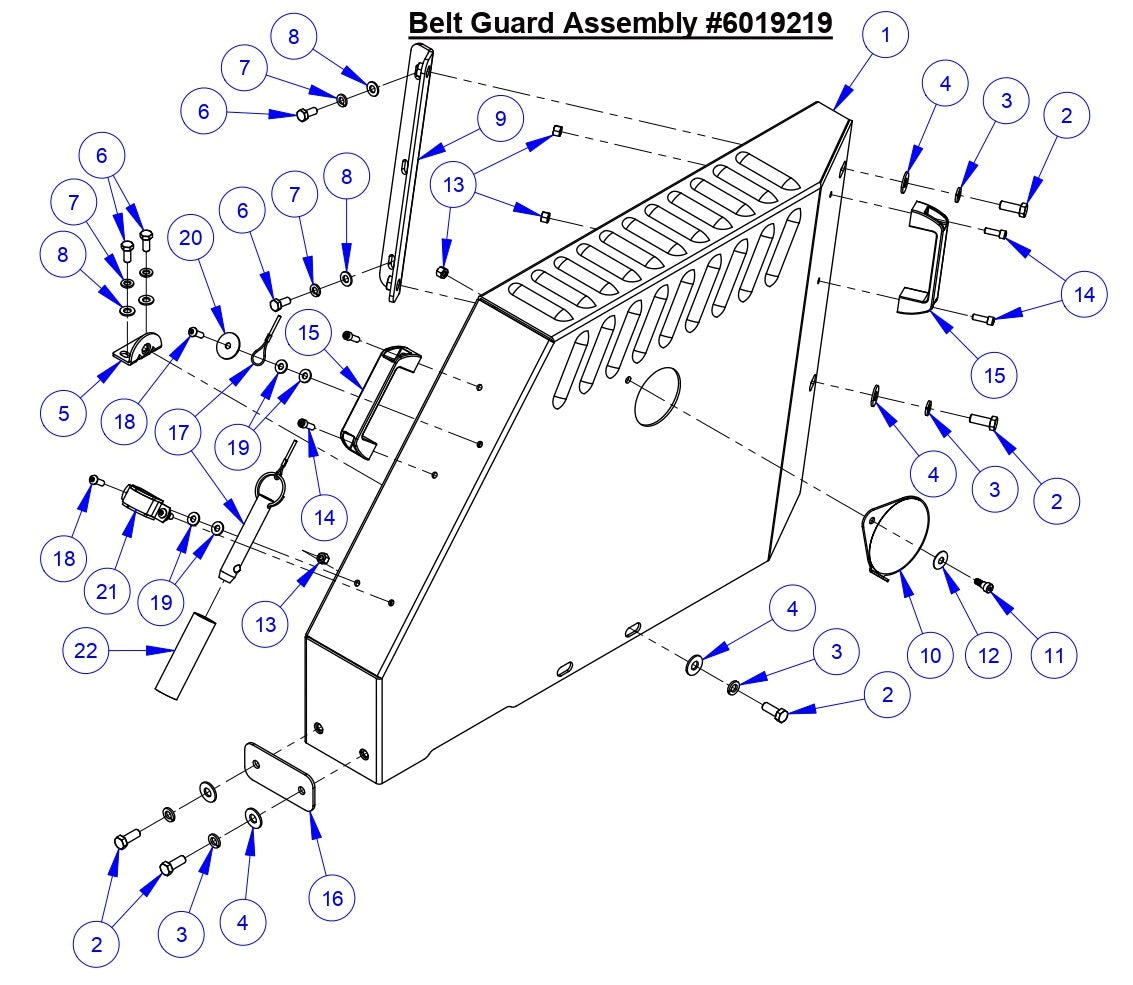 CC6571 Belt Guard Assembly