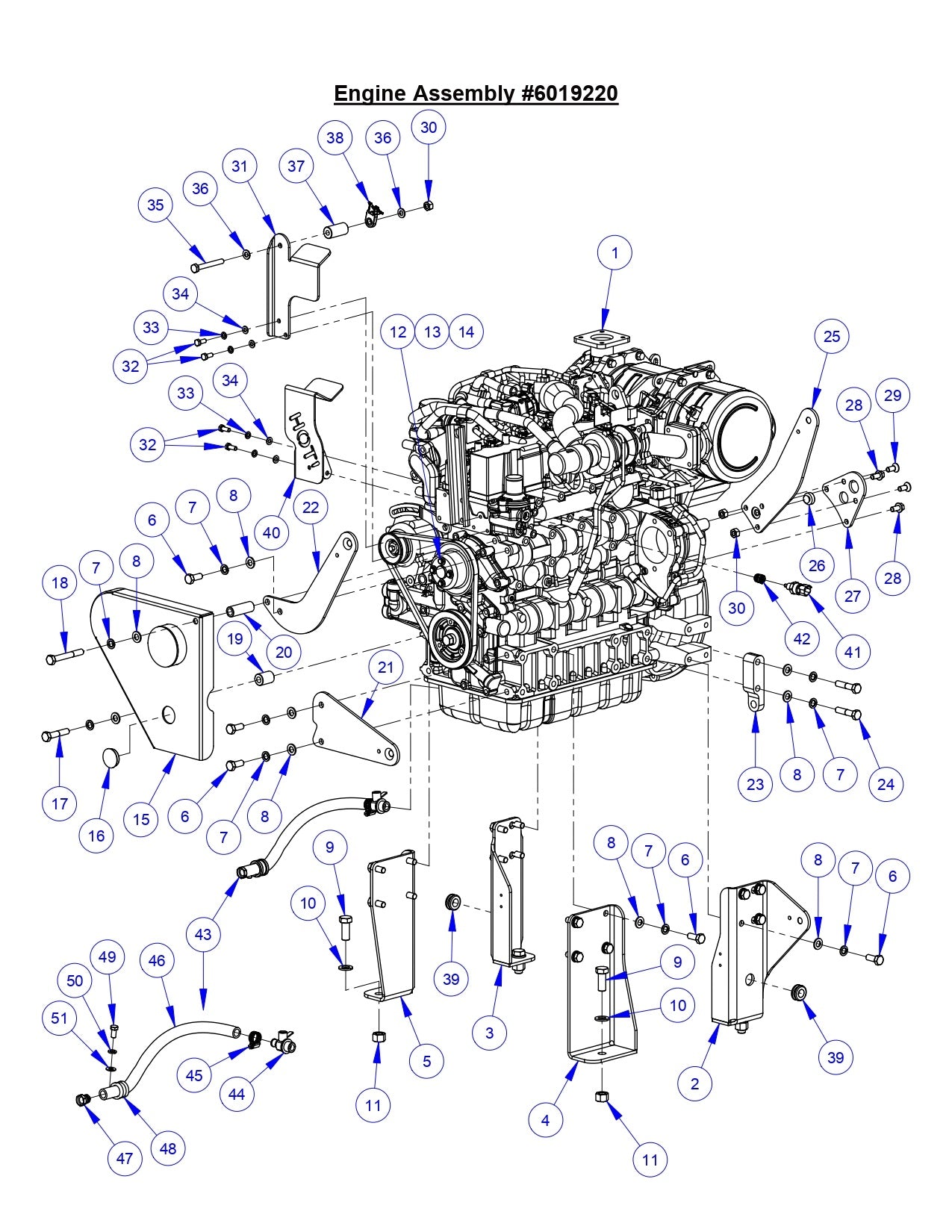 CC6571-3 Engine Assembly