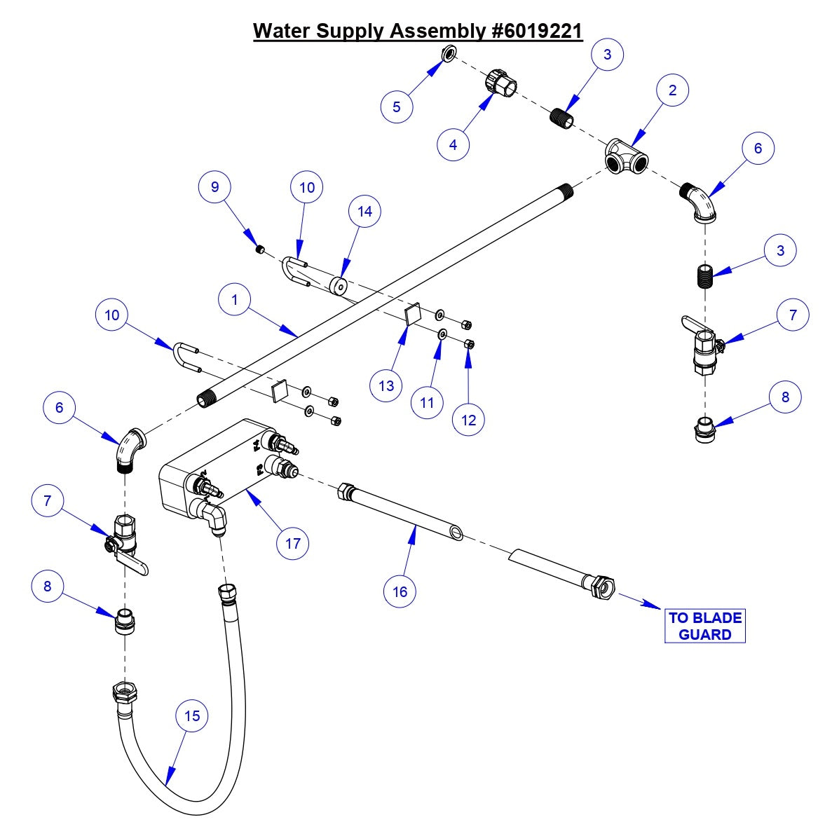 CC6571 Water Supply Assembly
