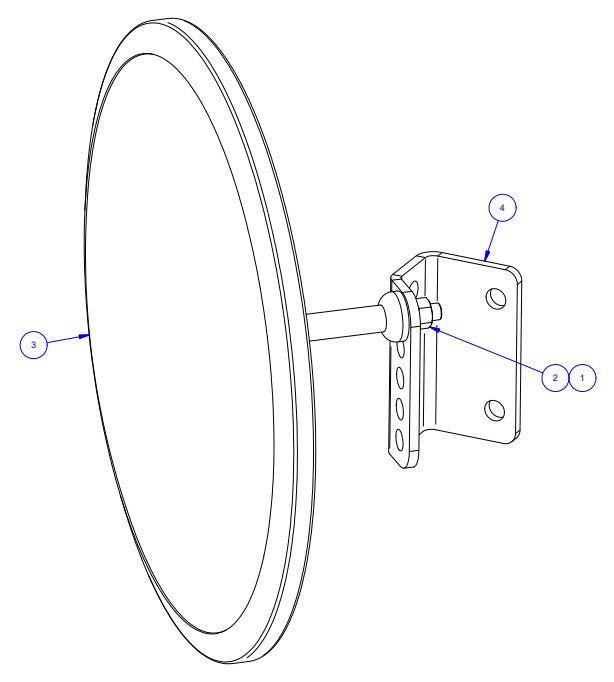 TRTP275 Triple Roller Tube Pavers Mirror Assembly Parts by Allen Engineering