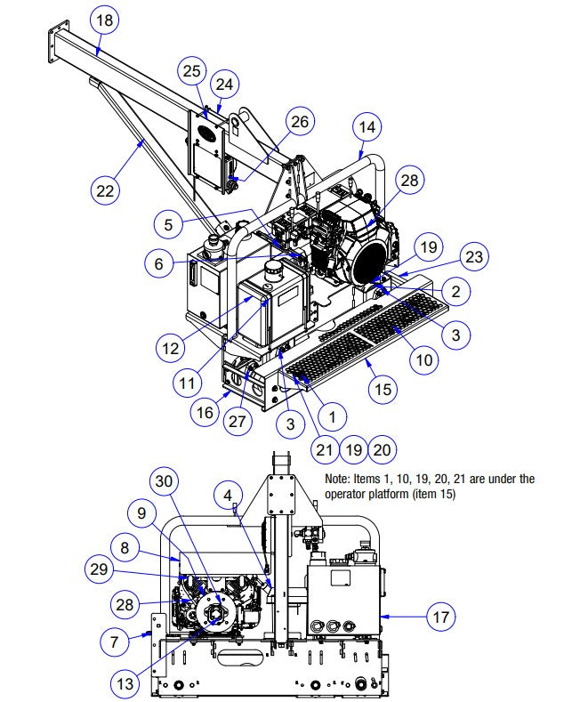 TRTP75 General Arrangement-Motor End Assembly Parts by Allen Engineering