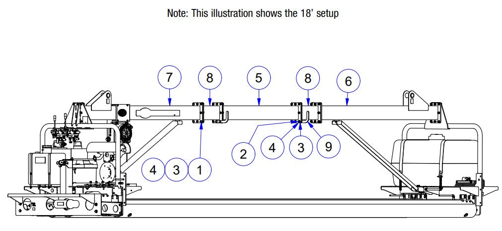 TRTP75 Overhead Sections Example Assembly Parts by Allen Engineering
