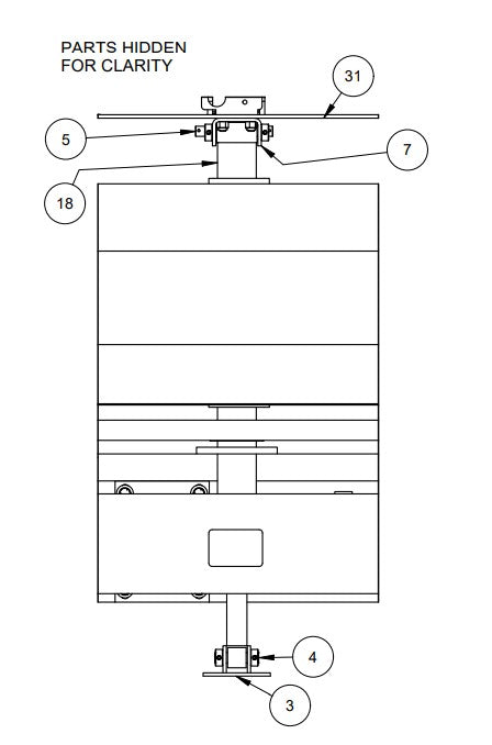 TRTP265 General Arrangement - Motor End Assembly Parts by Allen Engineering