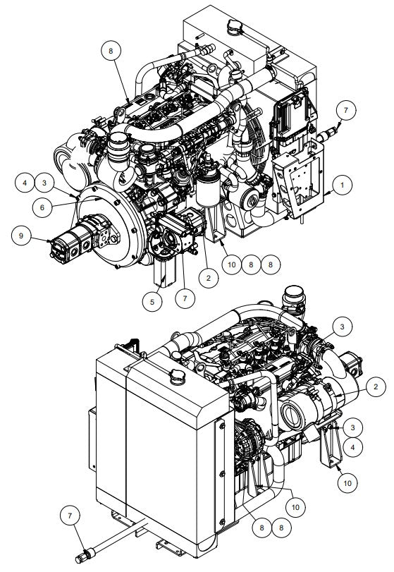 TRTP265 Engine Assembly Parts by Allen Engineering
