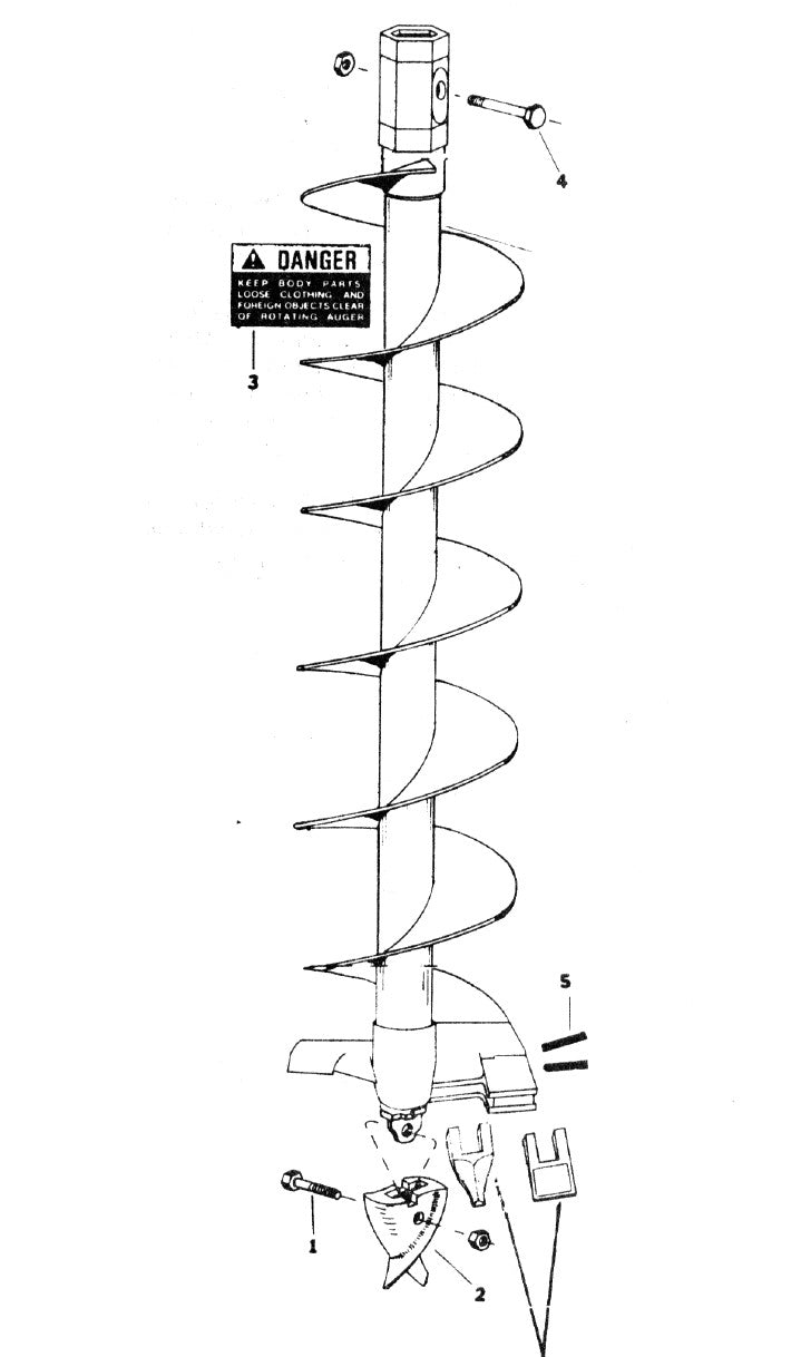 671-16 Auger Parts Diagram Parts By General Equipment