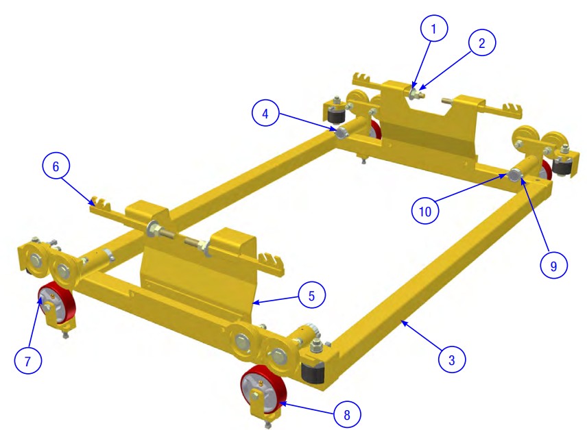 BDF6048B Top Carriage Assembly Parts by Allen Engineering