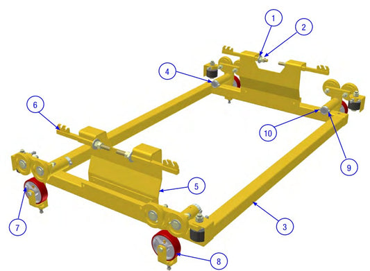 BDF6048B Top Carriage Assembly Parts by Allen Engineering