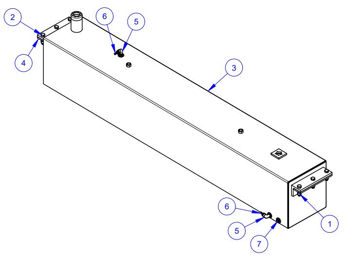 APCP1600 Fuel Tank Assembly Parts by Allen Engineering