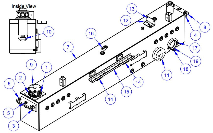 APCP1600 Hydraulic Tank Assembly Parts by Allen Engineering