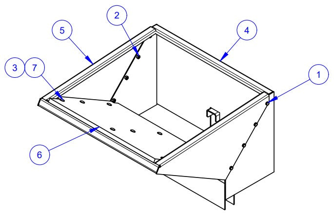 APCP1600 Hopper Assembly Parts by Allen Engineering