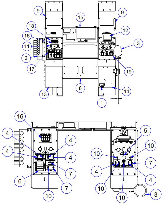 APCP800 Control Panel Assembly Parts by Allen Engineering