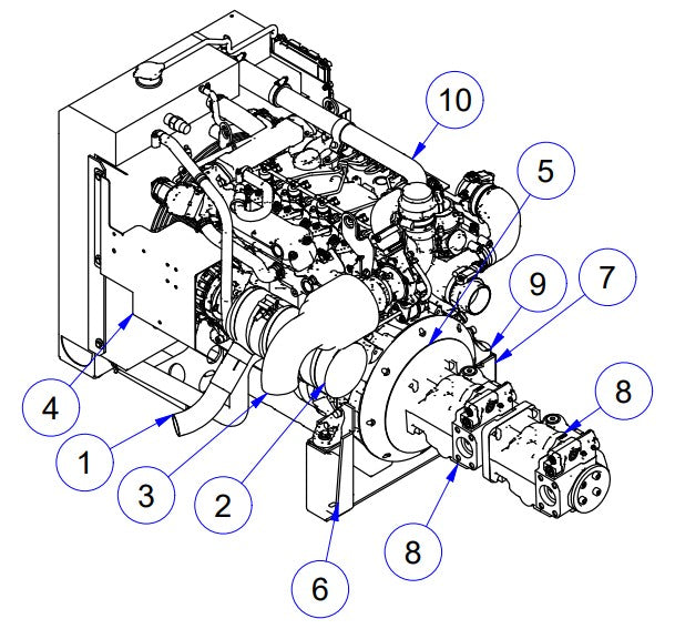 APCP800 Power Unit Assembly Parts by Allen Engineering