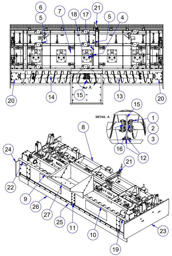APCP800 Paving Package Assembly Parts by Allen Engineering