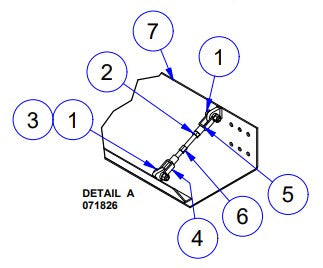 APCP800 Paving Package Sub-Assembly, Pan Assembly (Detail A) Parts by Allen Engineering