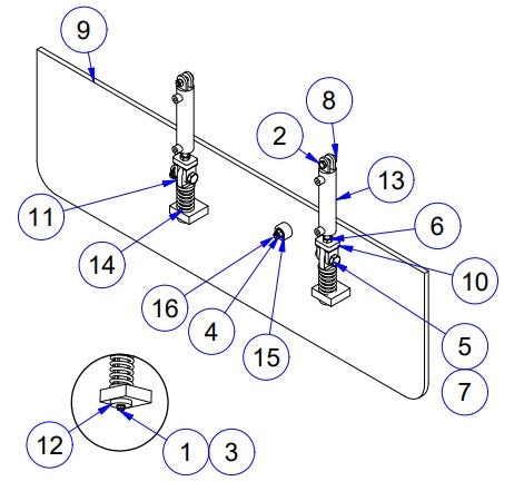 APCP800 Right Hand Side Form Assembly Parts by Allen Engineering