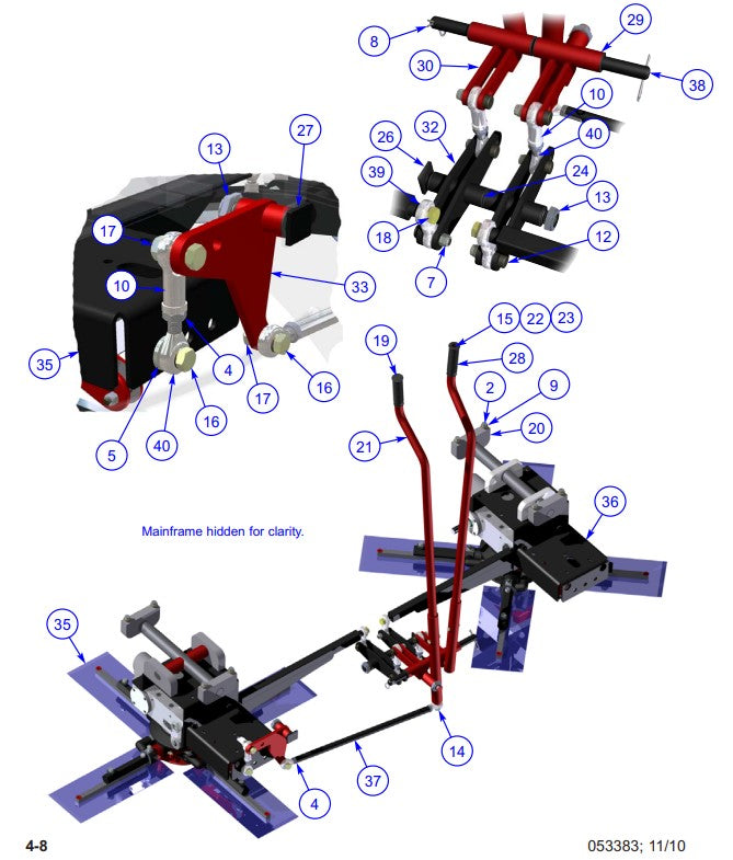 MP235 (pre 2021) Steering System Assembly Parts by Allen Engineering
