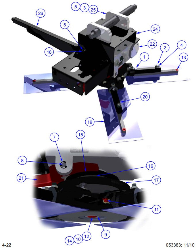 MP235 (pre 2021) Left Hand Rotor Assembly Parts by Allen Engineering