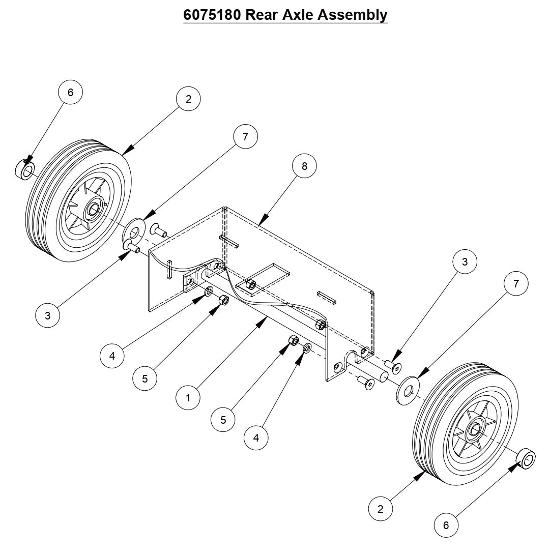 CC1507E Rear Axle Assembly