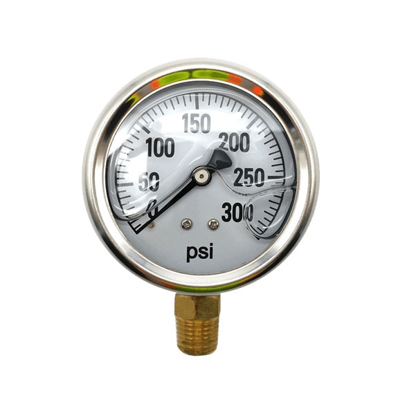 85.300.300 Stainless Steel Glycerin Pressure Gauge for BE Air Compressor 85300300