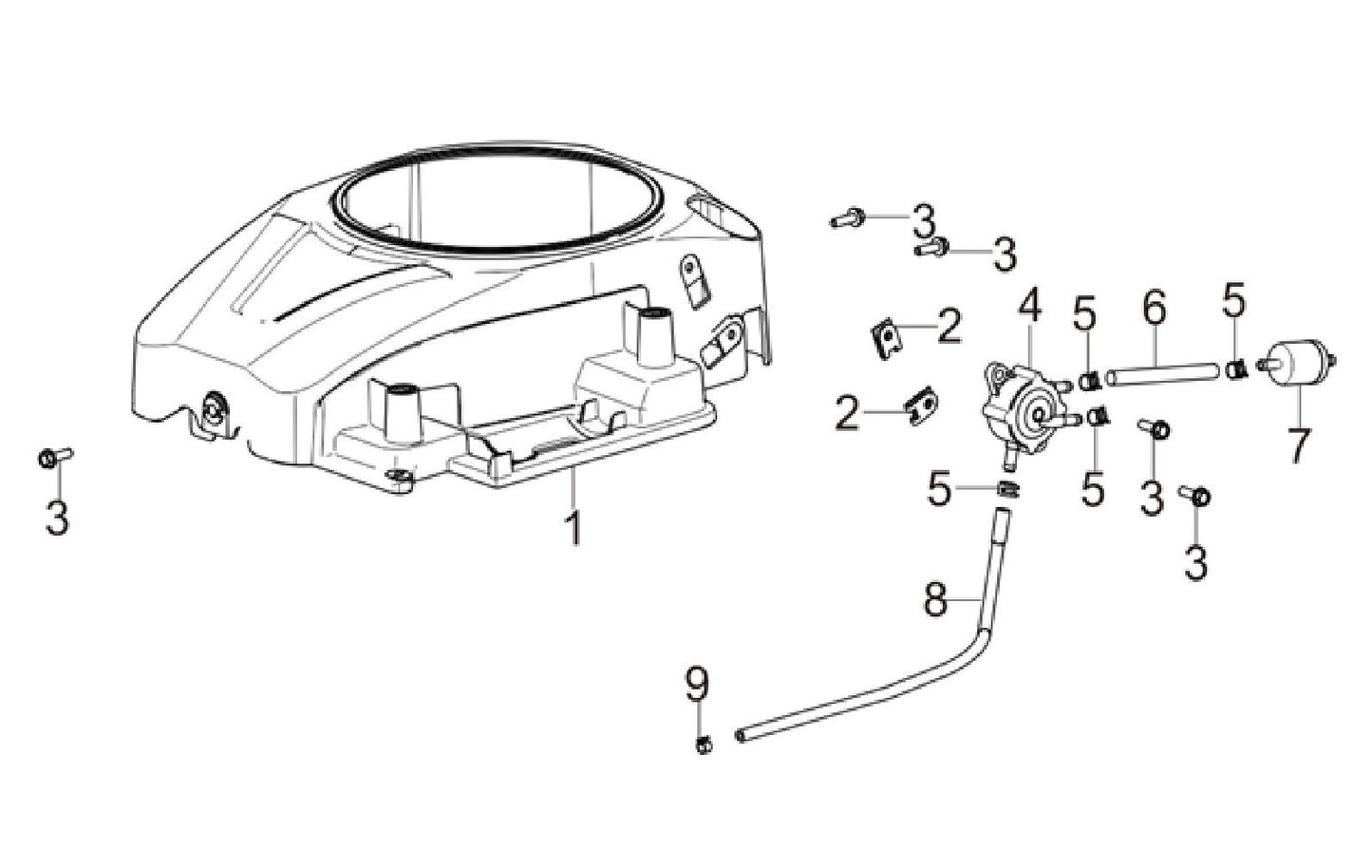 BE 85.578.160 Powerease 550 Engine Shroud Assembly Parts by BE Power Equipment
