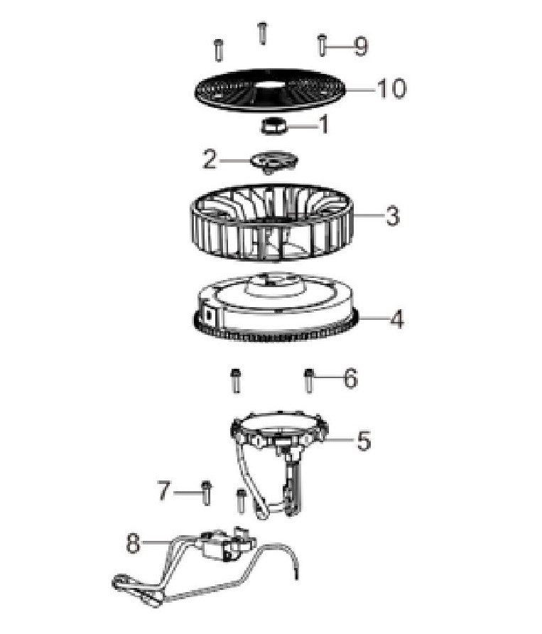 BE 85.578.160 Powerease 550 Engine Flywheel Assembly Parts by BE Power Equipment