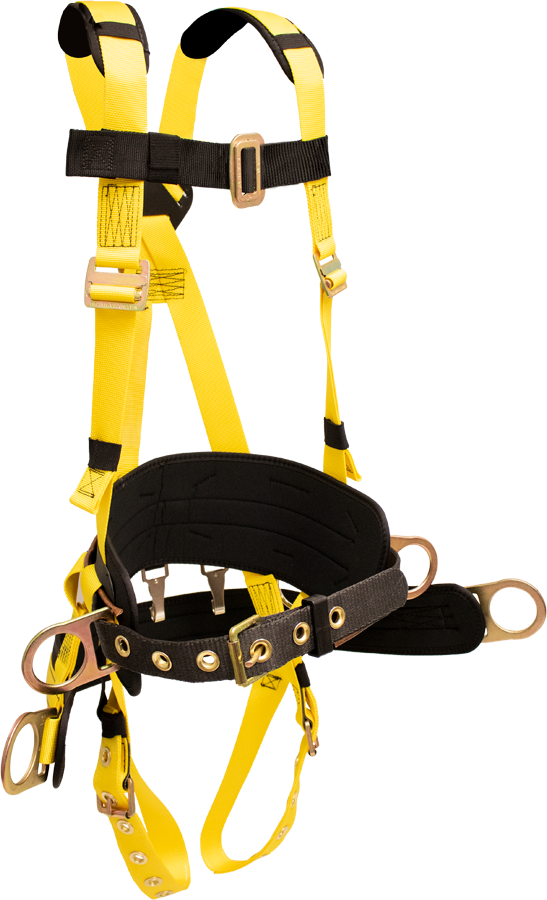 850ABT Full Body Harness with suspension saddle by FrenchCreek Production Yellow