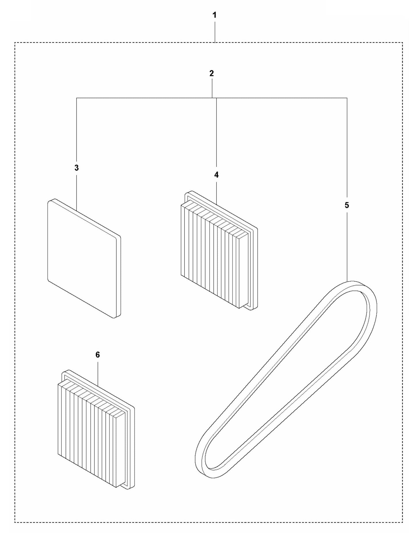 LF 60 Start Up Kit Assembly Parts by Husqvarna
