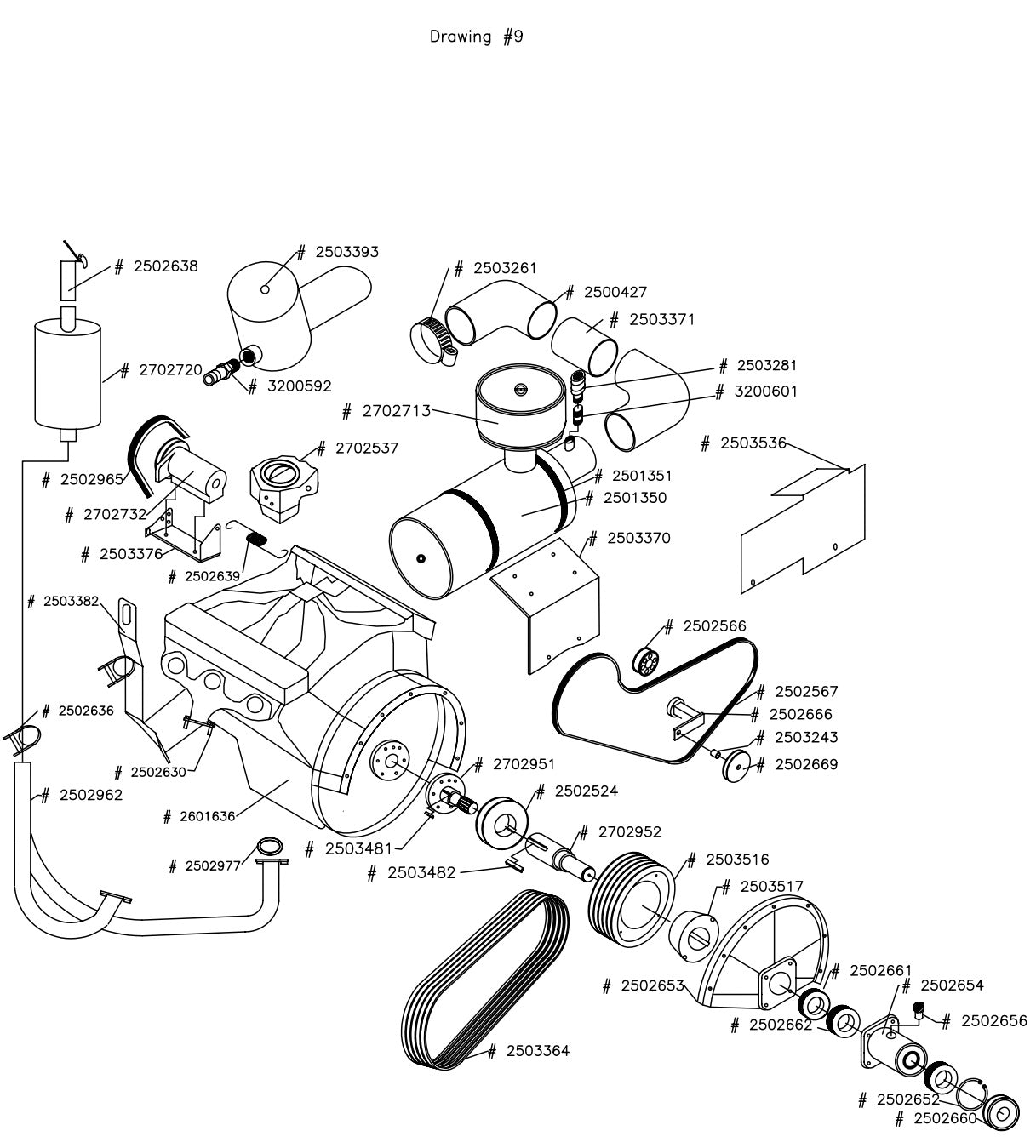 CC-DC-SS Parts List Drawing - 9