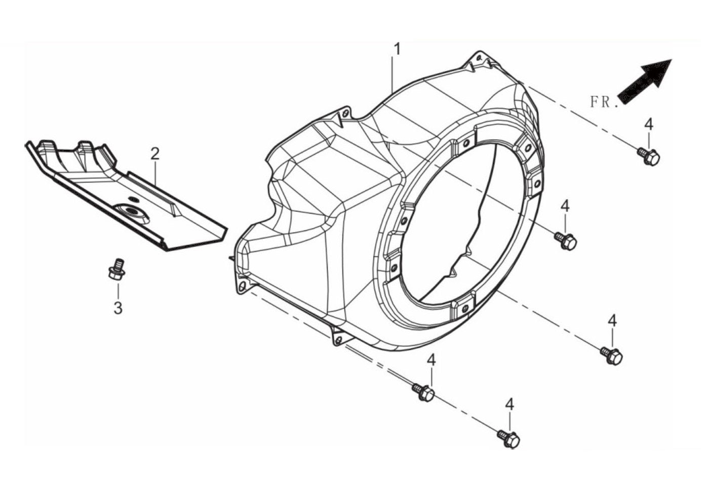 BE9000ER Generator Shroud Assembly Parts by BE Power Equipment