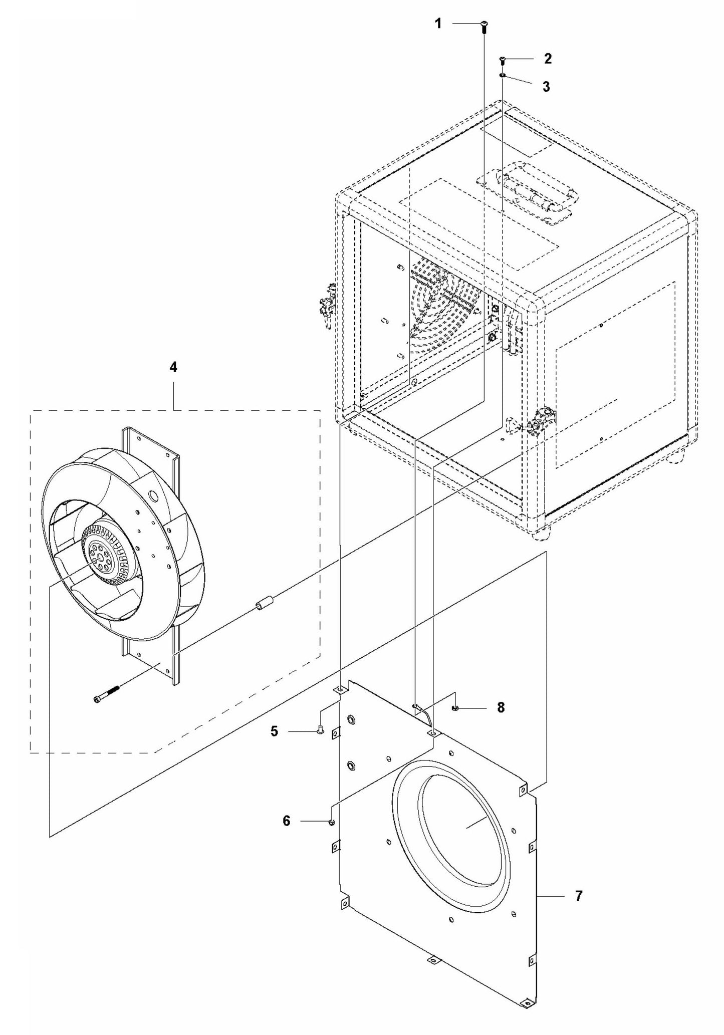 A600 Fan Assembly Parts