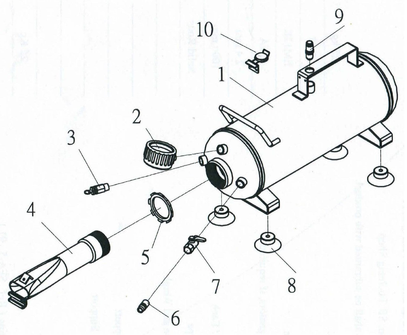 BE ACB6 Air Compressor Bead Seater Assembly Parts by BE Power Equipment