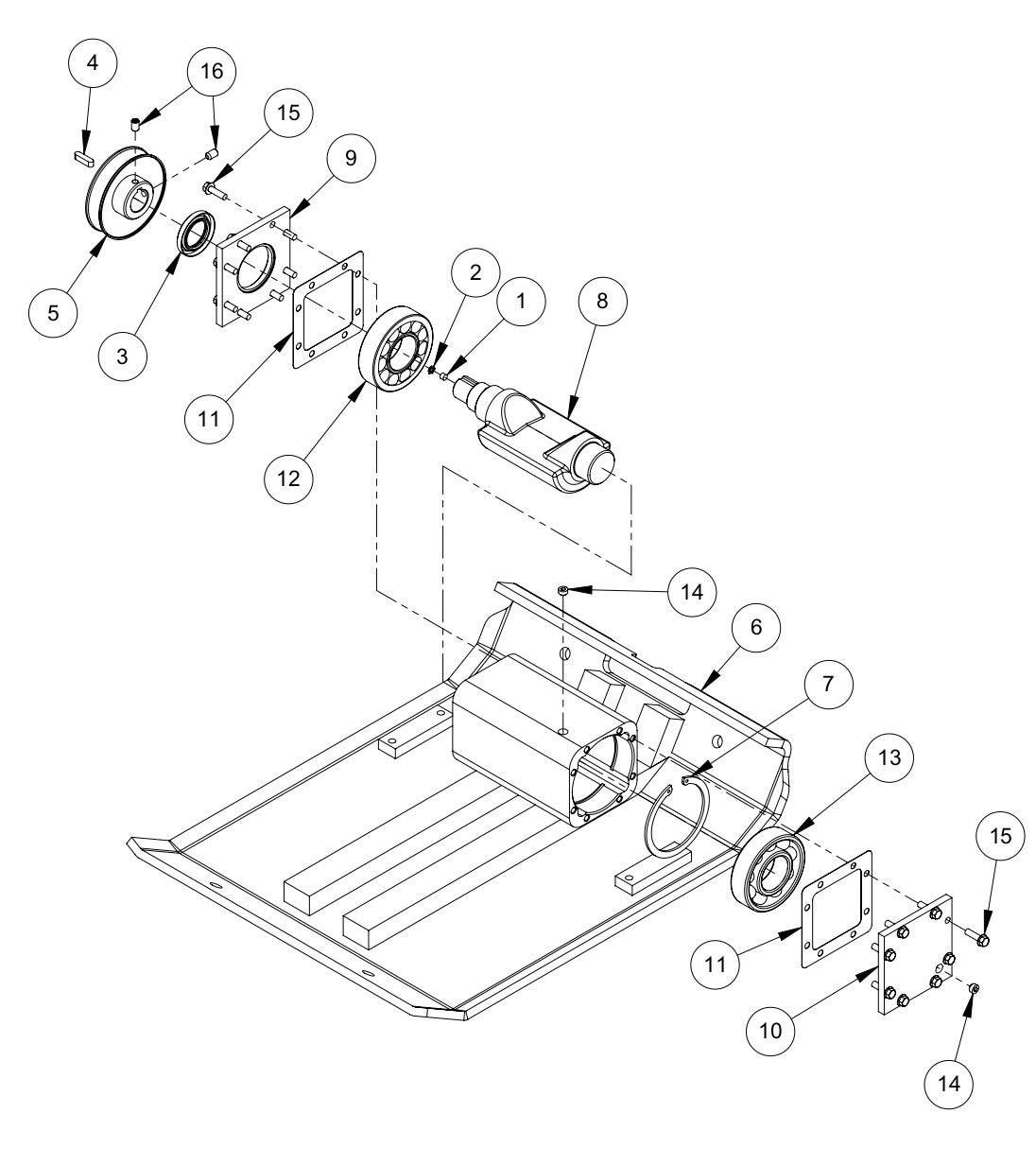 AP12 Exciter Assembly Parts By MBW
