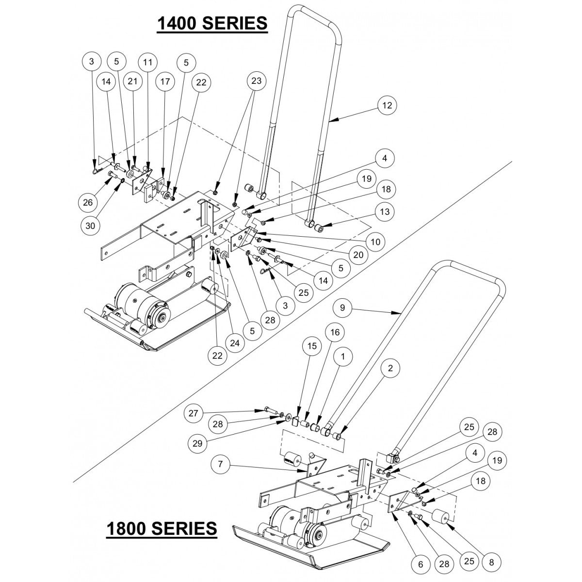 AP1400 Handle Assembly Parts By MBW
