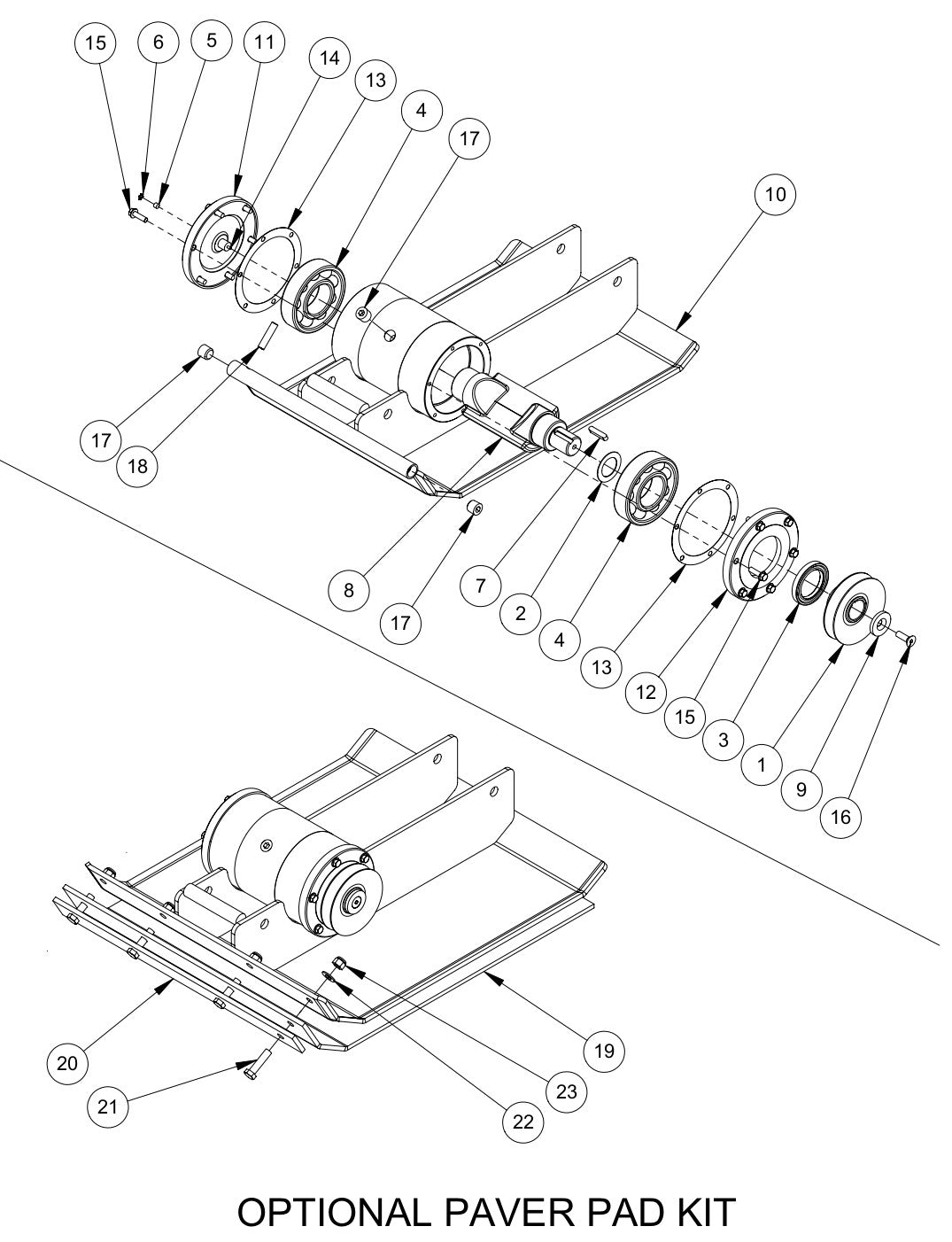 AP1400 Exciter Assembly Parts By MBW