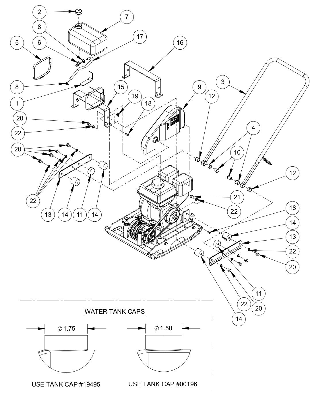 AP2000H 2018 Assembly Parts By MBW