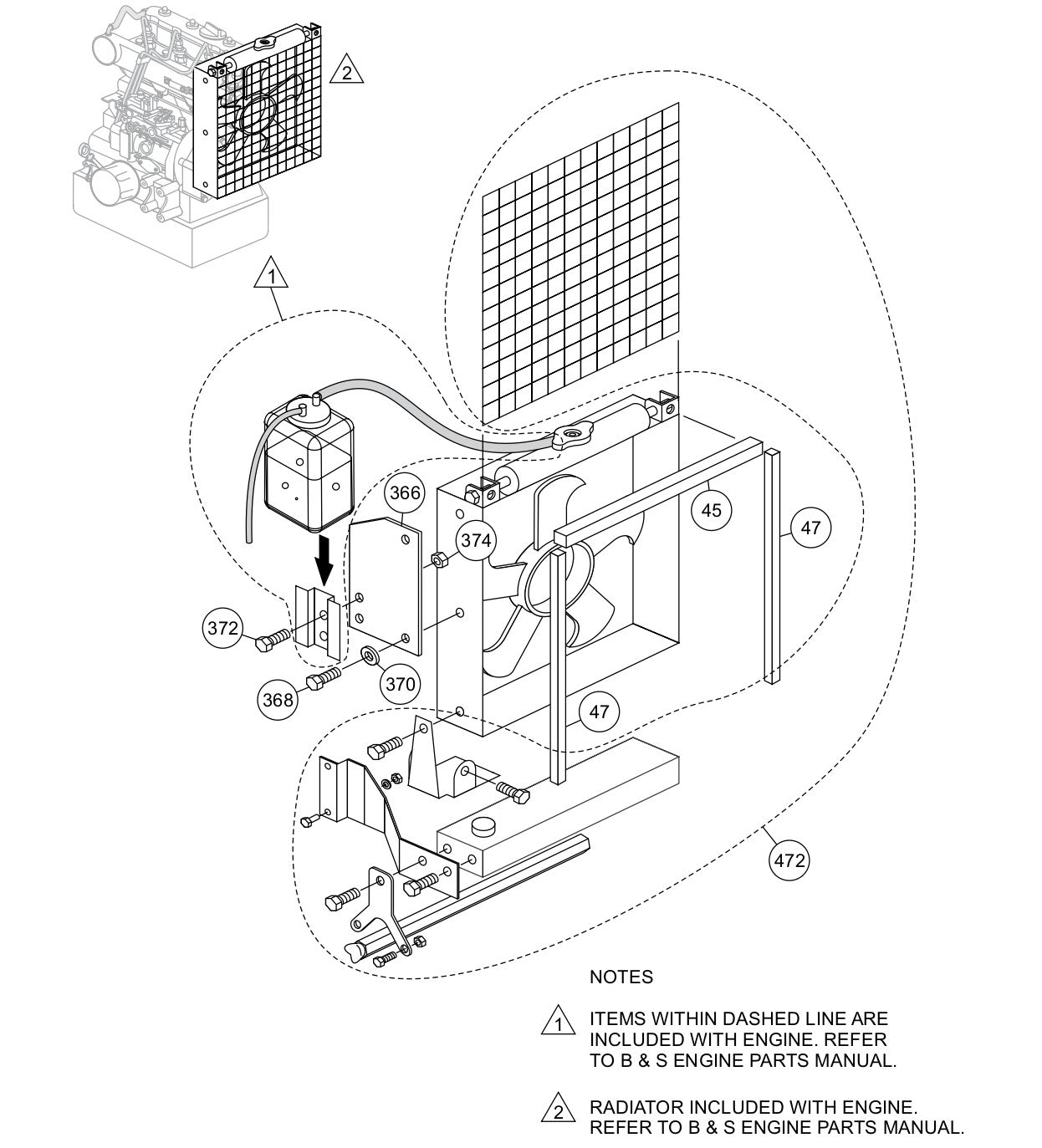 AR13D RIDE-ON ROLLER — Radiator Assy. Parts By Multiquip