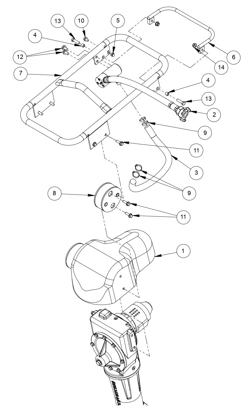 AR56 Handle Assembly Parts By MBW