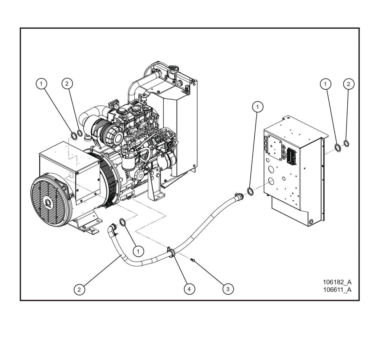 AS3000 Generator Cord Options Parts By Allmand