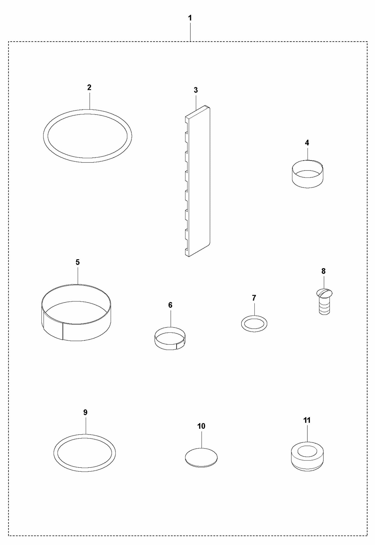 AY 107 SN 481- Service Kit Assembly Parts By Husqvarna