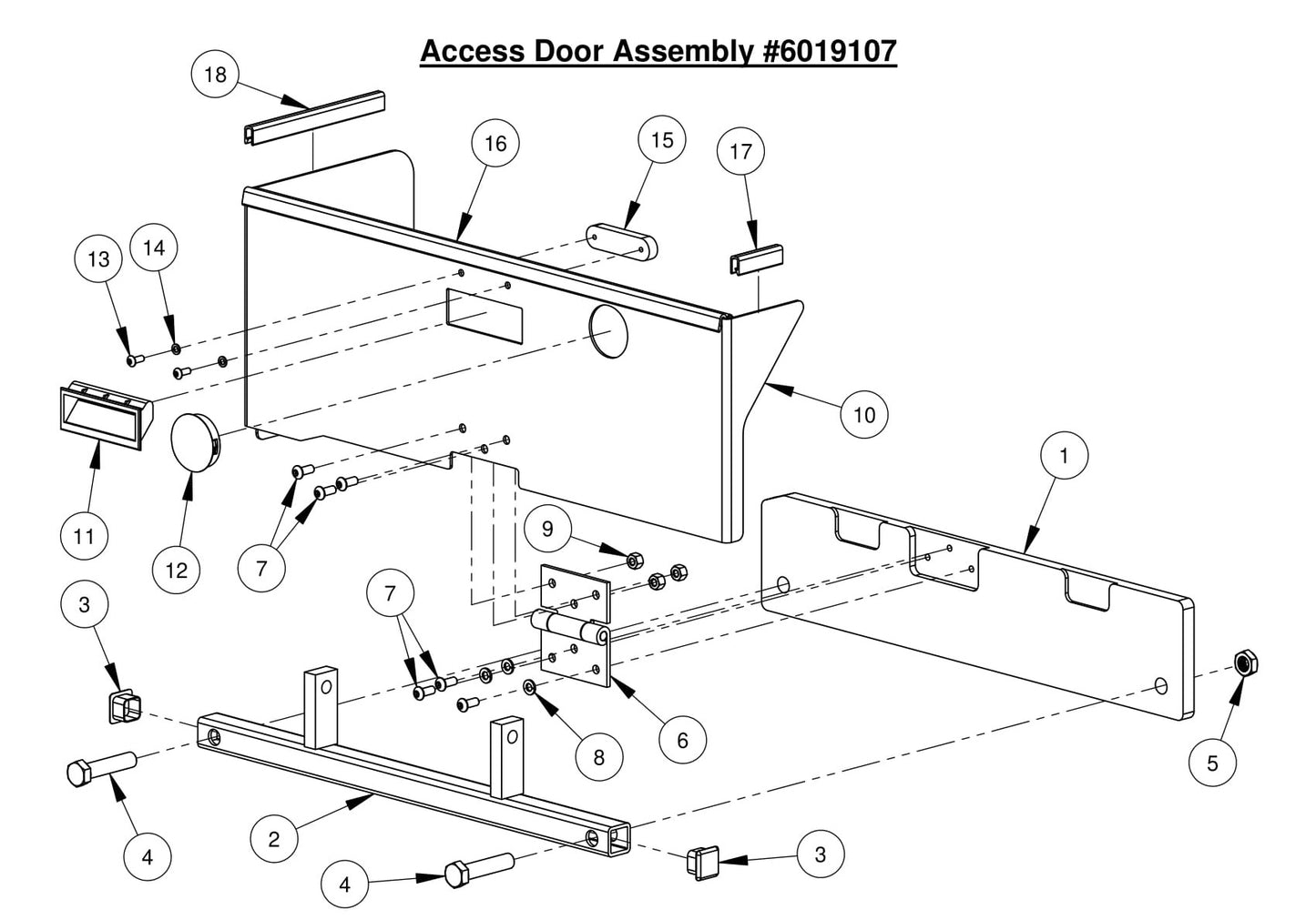 CC6561-3 Access Door Assembly