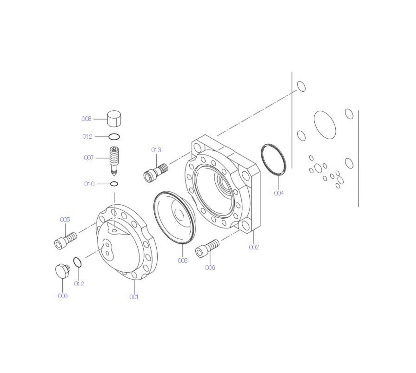 Accumulator Assembly Parts for Fx275 By Husqvarna