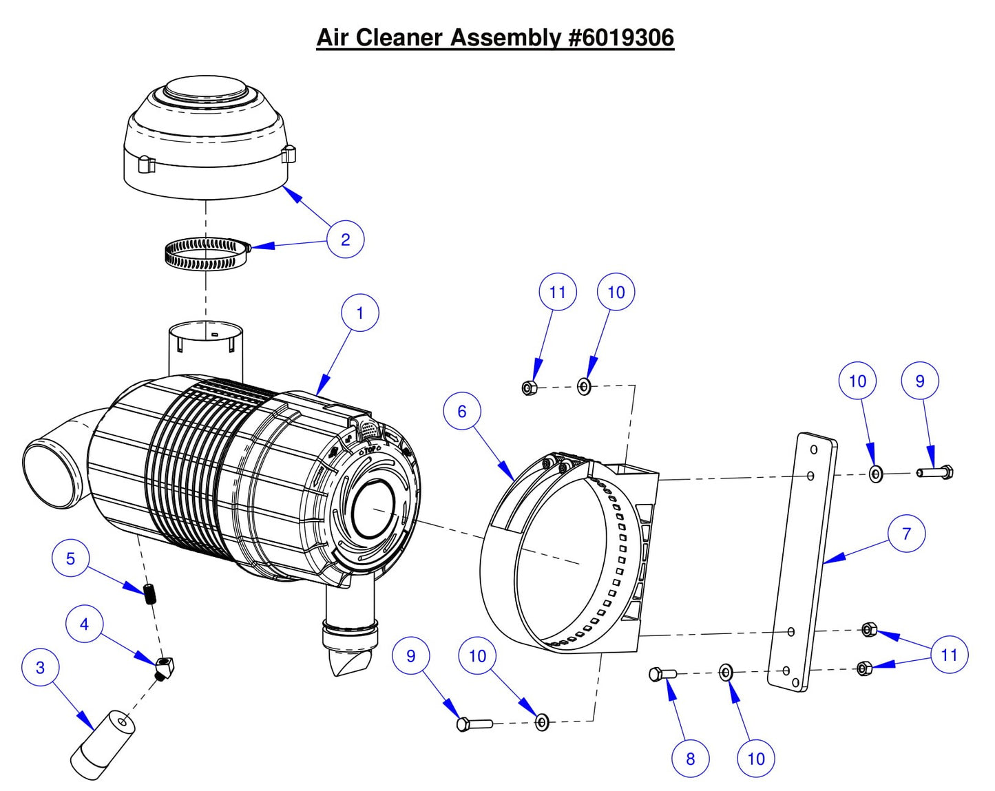 CC6561-3 Air Cleaner Assembly