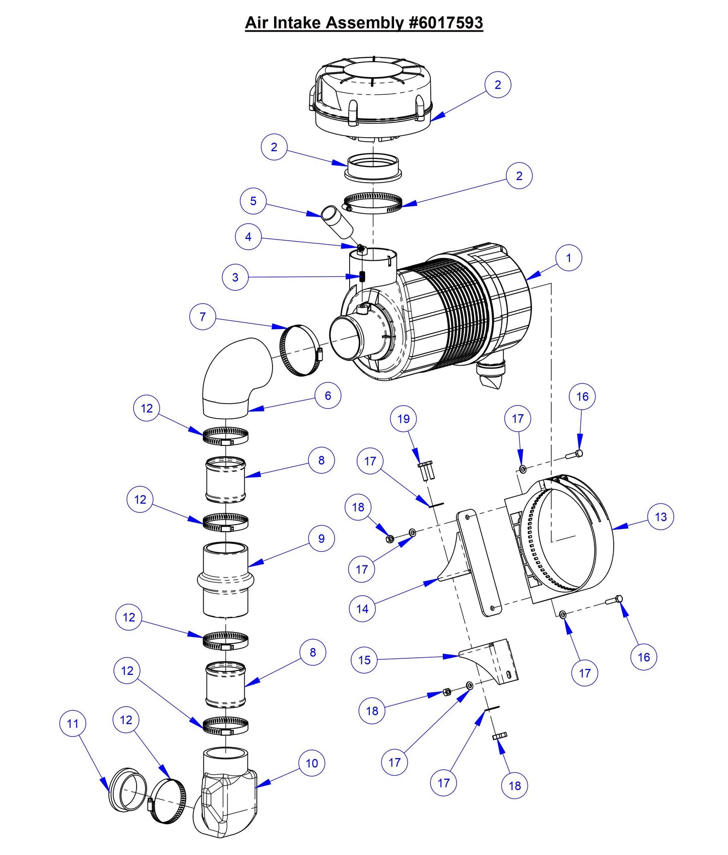 CC7574DD Air Intake Assembly