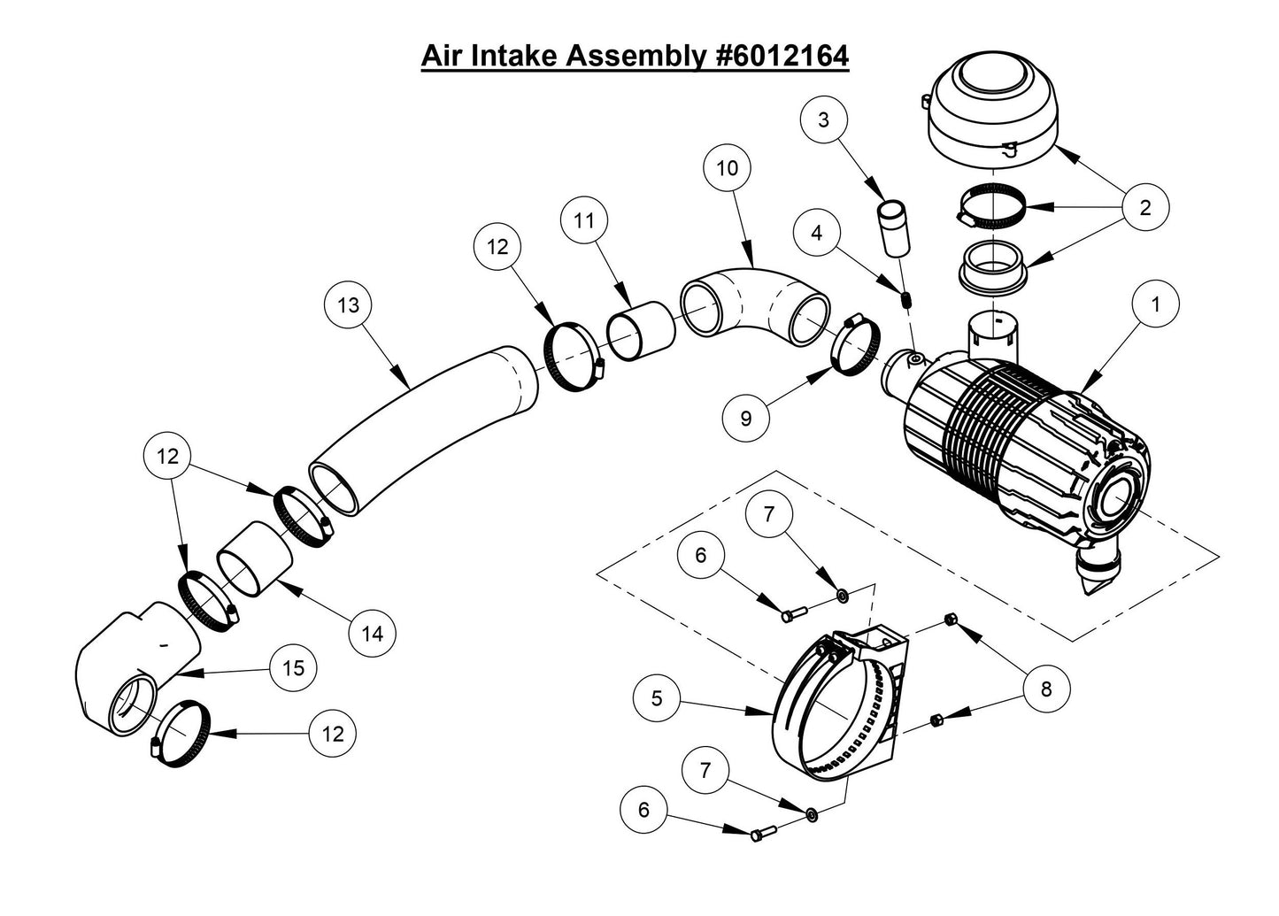CC3728 Air Intake Assembly