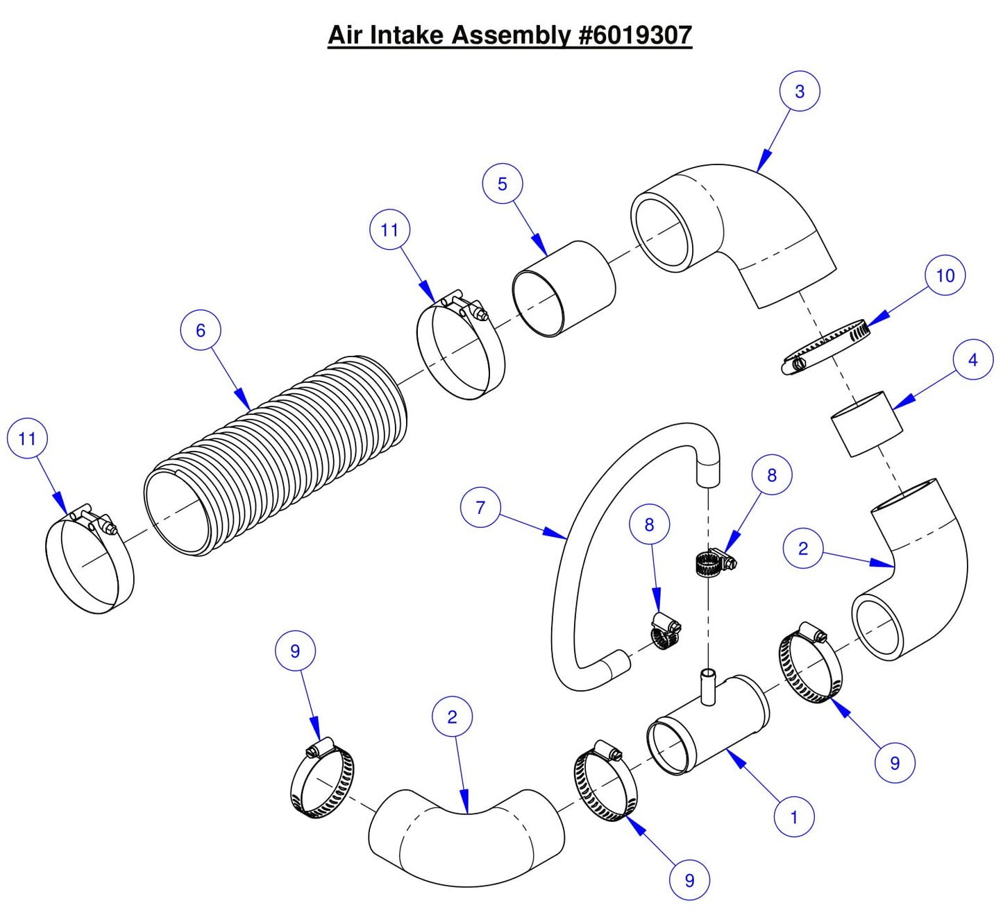 CC6561-3 Air Intake Assembly