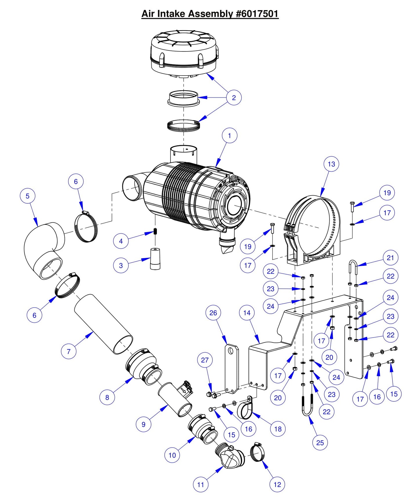CC7574DK Air Intake Assembly
