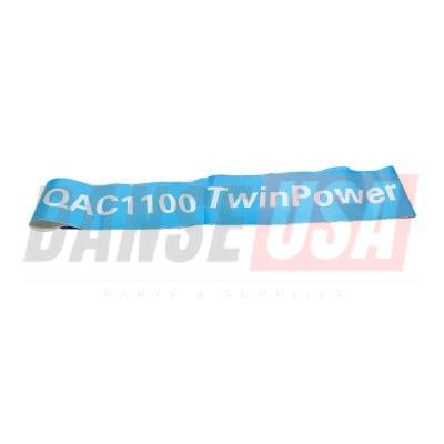 1028891399 LABEL QAC1100 TWINPOWER BLUE FOR ATLAS COPCO DYNAPAC CHICAGO PNEUMATIC EQUIPMENT